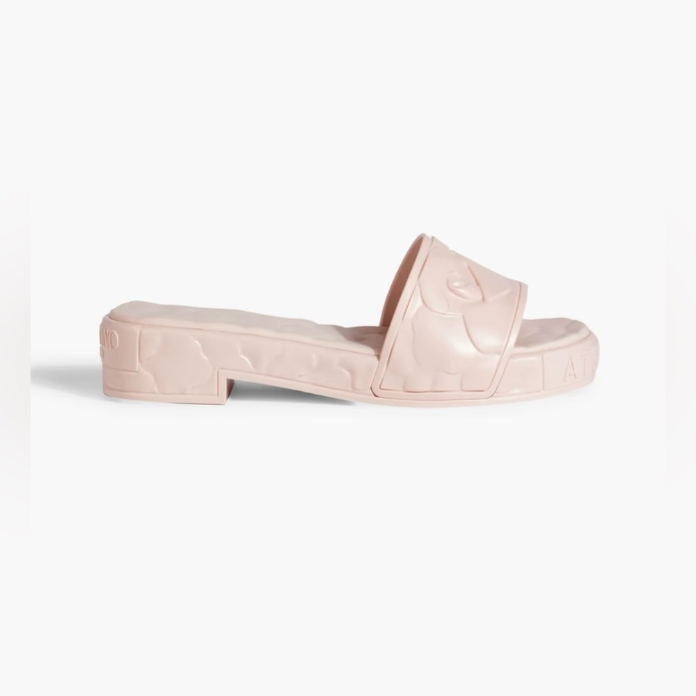 🎉HP🎉Valentino Garavani Atelier PRISTINE Rose Slide Sandal - Picture 4 of 14